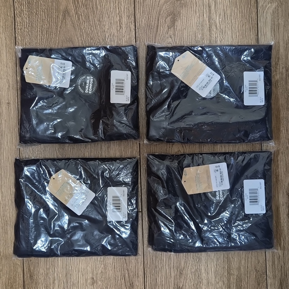 [4 PAIRS NWT] Thereabouts Big Kids Plus Knit Full Length Leggings Navy 3xl 22.5